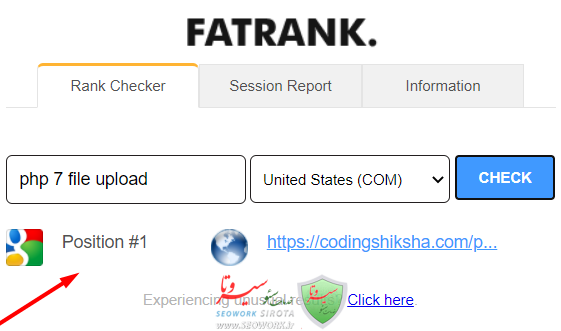آموزش fatrank، بهترین ابزار بررسی رتبه سایت